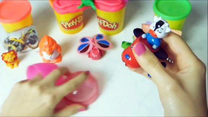 Kinder surprise eggs play doh peppa pig mickey mouse spongebob squarepants