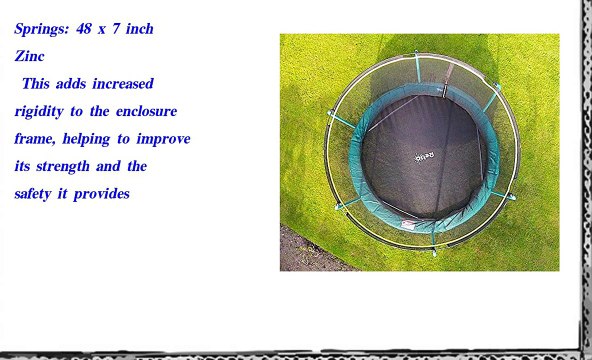 Rebo 8FT Fun Jump V2 Trampoline With Halo Enclosure