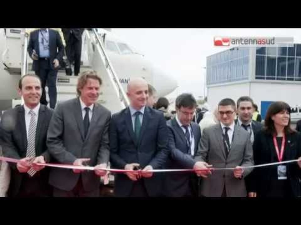 TG 29.04.15 Turkish Airlines atterra a Bari, nuovo volo per Istanbul