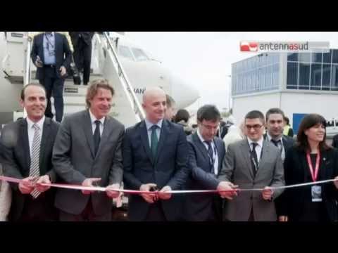 TG 29.04.15 Turkish Airlines atterra a Bari, nuovo volo per Istanbul