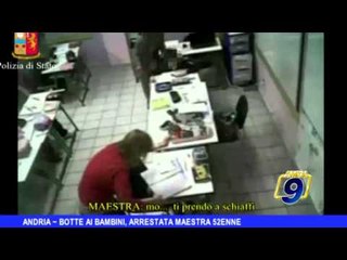 ANDRIA | Botte ai bambini, arrestata maestra