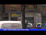 CANOSA | Esplode bomba carta in piazza Terme