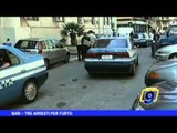 BARI | Tre arresti per furto