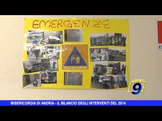 Misericordia di Andria | Il bilancio degli interventi del 2014