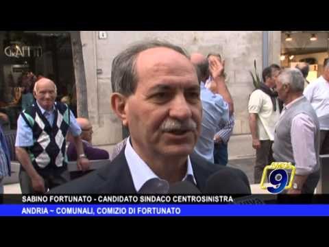ANDRIA | Comunali, Comizio di Fortunato