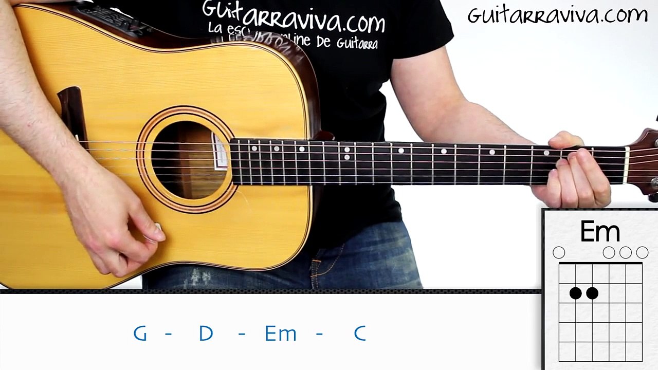 Como tocar MANÁ Rayando El Sol Acordes y ritmo tutorial de guitarra completo