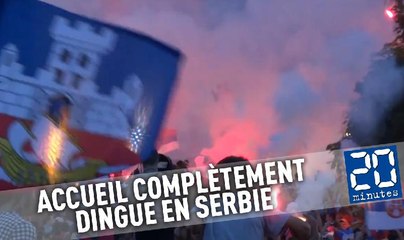 L'accueil complètement dingue des Serbes à leurs champions du monde
