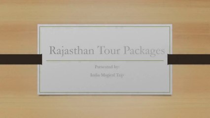 Rajasthan Tour Packages