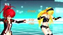 Vocaloid Lily Gumi IA CUL VY1 MMD ELECT WAVE GLIDE HYBRID