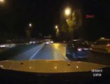 Araç içi kamerada kaza saniye saniye görüntülendi