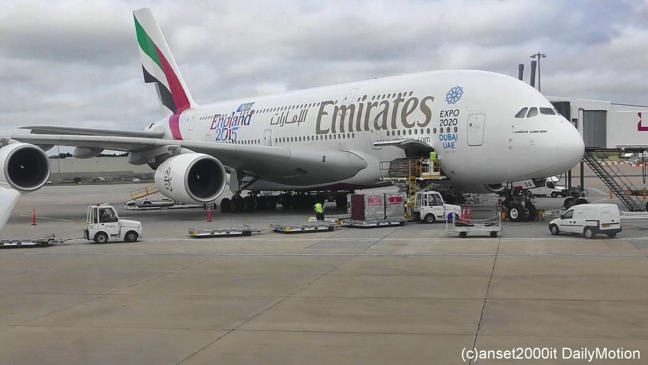 London Gatwick Airport Takeoff. British Airways Boeing 737. Many Planes Parked and taxing