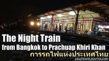 The Night train from Bangkok to Prachuap Khiri Khan