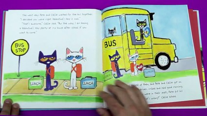 Pete The Cat, Valentine's day Is Cool - Lets Read Kids TV, Children's Story Books Read Alou