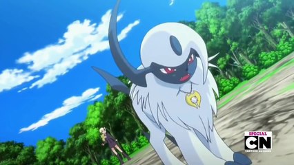 Pokemon XY Special - Mega Absol vs. Mega Charizard X - Full Fight HD