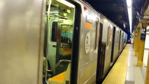 IRT 7th Ave Line: R62 1 Train at 34th St-Penn Station-Madison Square Garden (Weekend)