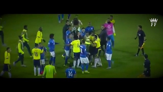 Neymar and Carlos Bacca Fight • Neymar Fight vs Bacca • Brazil vs Colombia 0-1 Copa America 2015