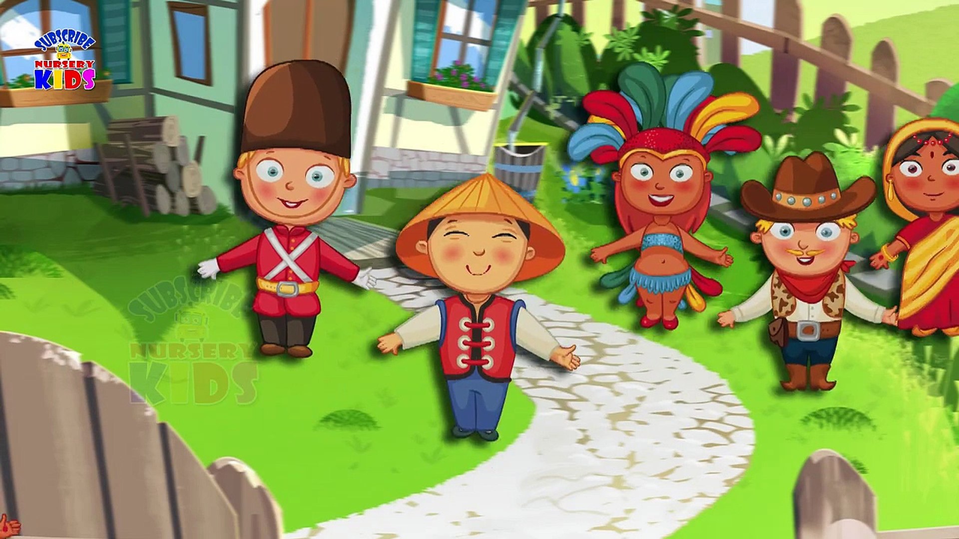 Finger Family Cute Cartoons For Kids - Finger Family Nursery Rhymes For Kids