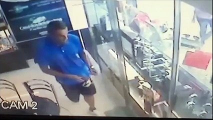 Assalto a joalheria no Centro