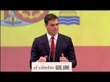 Pedro Sánchez: “Lo que quiero es que el PSOE sienta esa bandera como propia”