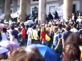 Manifestazione contro Gelmini-Napoli - P.zza del plebiscito