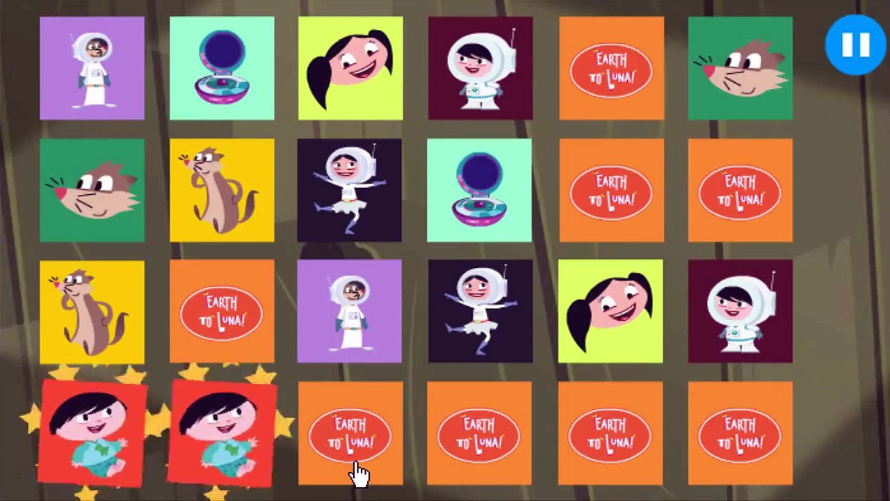 Earth To Luna Space Scramble Cartoon Animation Sprout PBS Kids Game Play Walkthrough