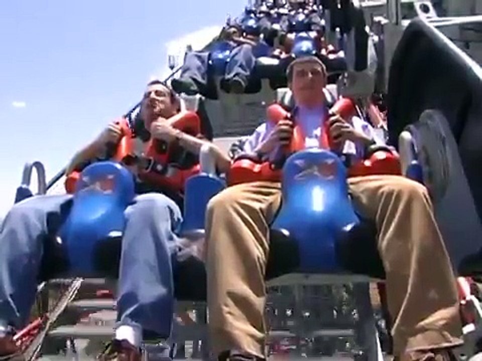 ThemeParkInsider - X2 POV, Six Flags Magic Mountain