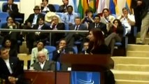 26 de NOV. Homenaje a Néstor Kirchner Cumbre de Unasur. Cristina Fernández de Kirchner