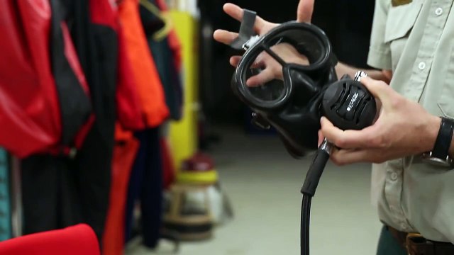Diving equipment at the Franklin shipwreck site