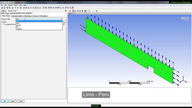 ANSYS CFX - TUTORIAL Free Surface - CFD Simulation