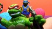 Teenage Mutant Ninja Turtles Play Doh surprise eggs toys Huevos sorpresa आश्चर्य अंडे खिलौने