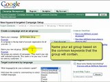 How to setup a Google AdWords Campaign and ad group