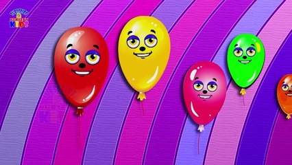 The Finger Family balloon Family Nursery Rhyme | Finger Family Songs for kids