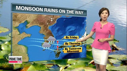 Capital heats up while monsoon rains reach Jeju Wednesday