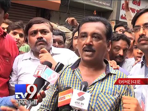 Civic body seals 165 units in Manek chowk, Ahmedabad - Tv9 Gujarati