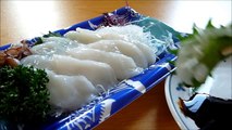 [ Japanese cuisine ] Eating Sashimi  NamadakoRaw Octopus Sashimi  生だこ刺身