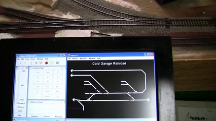 Model railroad Layout Control with JMRI and Touchscreen