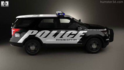 Ford Explorer Police Interceptor Utility 2010 by 3D model store Humster3D.com