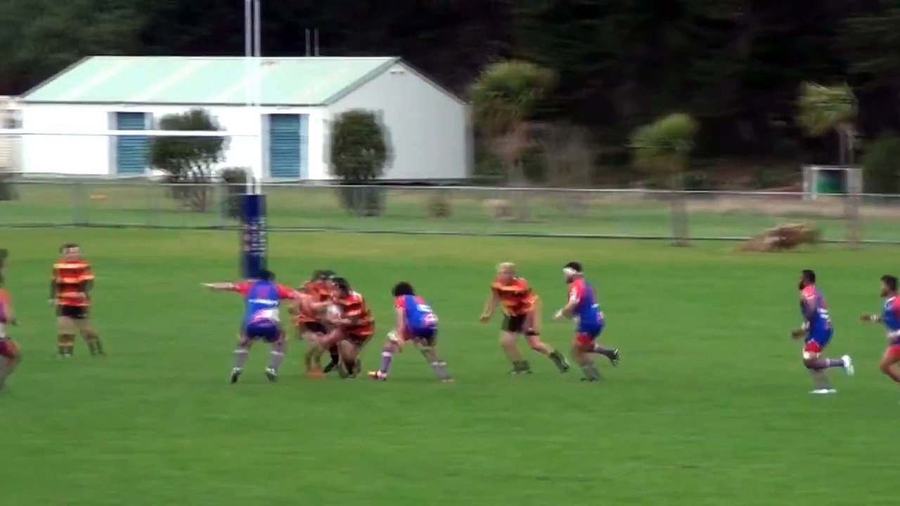 Un plaquage spectaculaire en Nouvelle-Zélande
