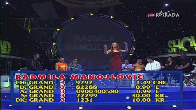 Rada Manojlovic - Nocas mi srce pati (Zvezde Granda 2004)
