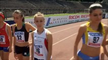 Marta Zenoni corre in  4'14''50 nei 1500 Allieve ai Campionati Italiani-Milano-21/06/2015