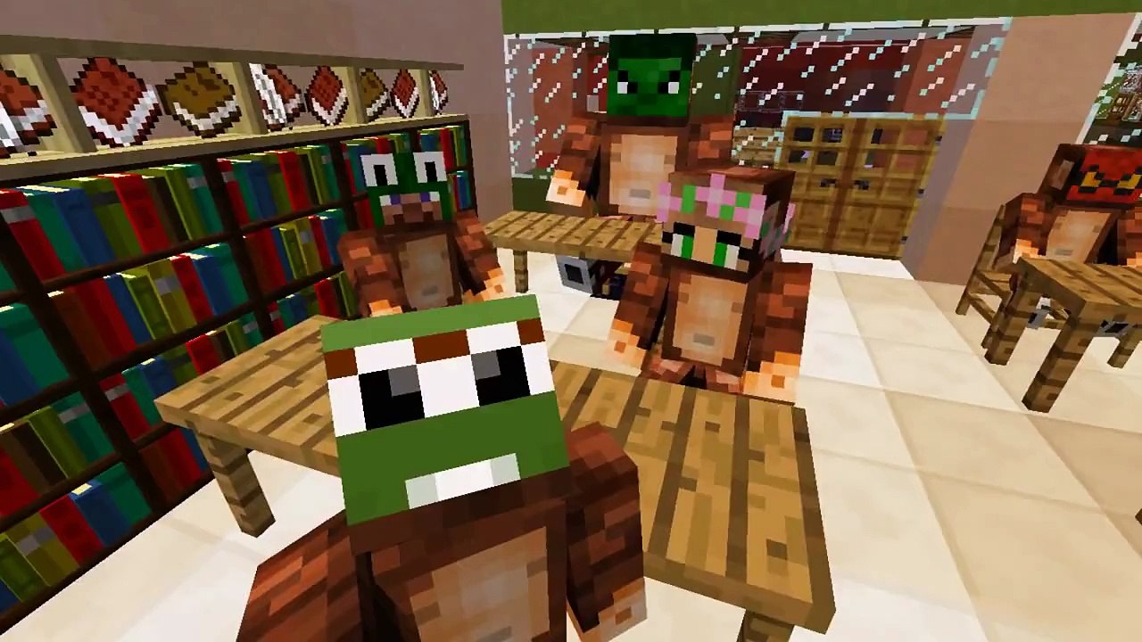 littlelizardgaming | Minecraft School : MONKEYS TAKE OVER THE SCHOOL!