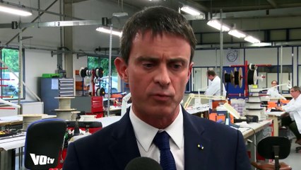 Valls vient prendre le pouls des PME à Osny