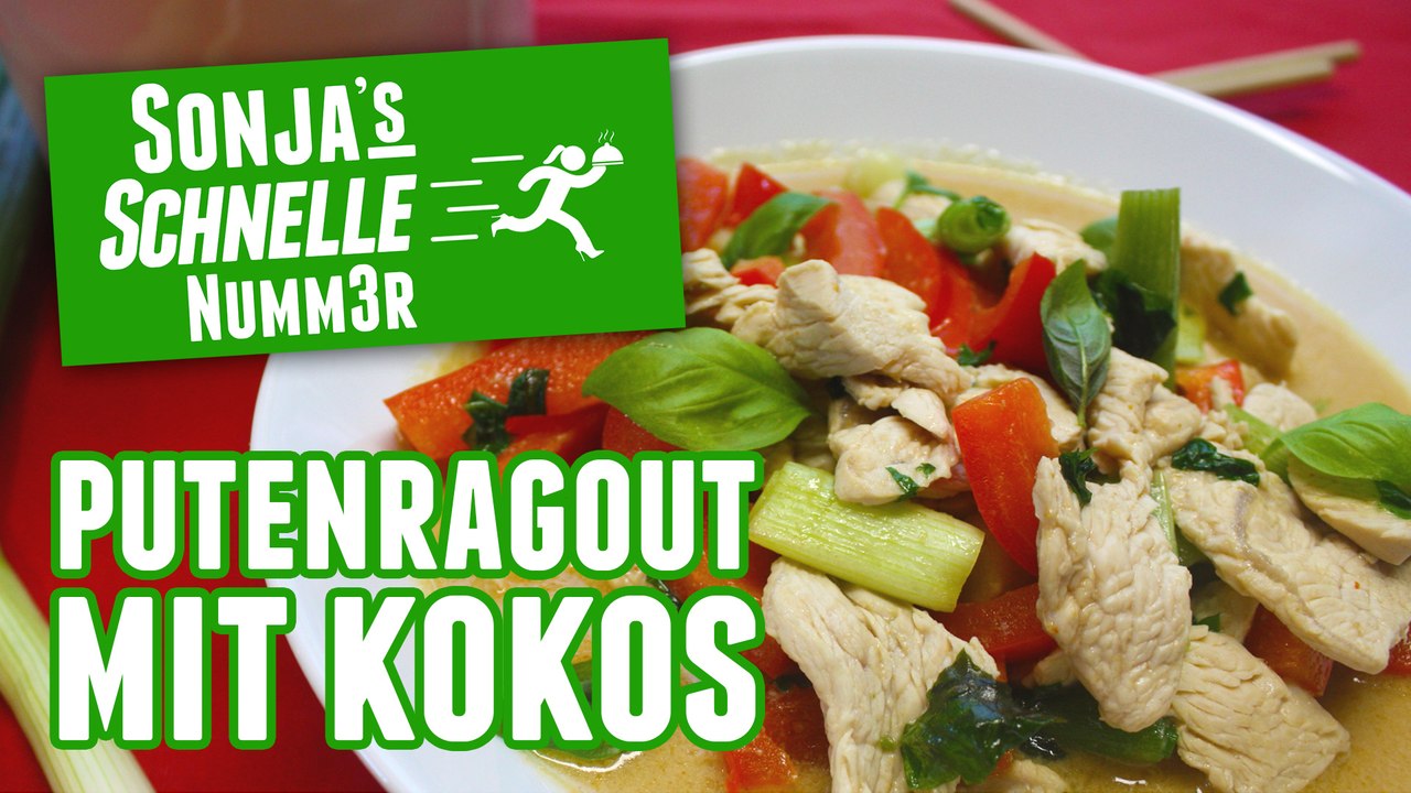 Putenragout mit Kokos - Rezept (Sonja's Schnelle Nummer #65)
