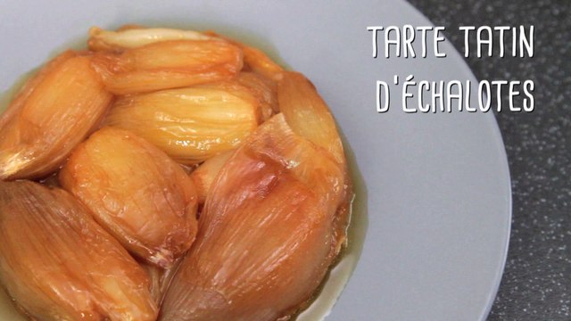 Recette de tarte tatin d'échalote, à déguster en entrée - Gourmand
