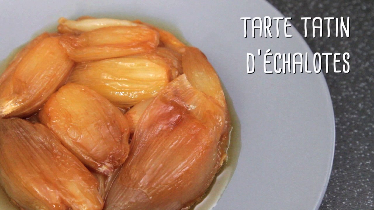 Recette de tarte tatin d'échalote, à déguster en entrée - Gourmand