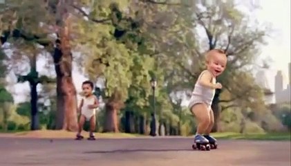 Evian Roller Skating Babies