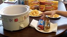 TUTORIAL COOKING NACHOS w meat, cheese, tomatoes GUNPOWDER RECIPE crock pot