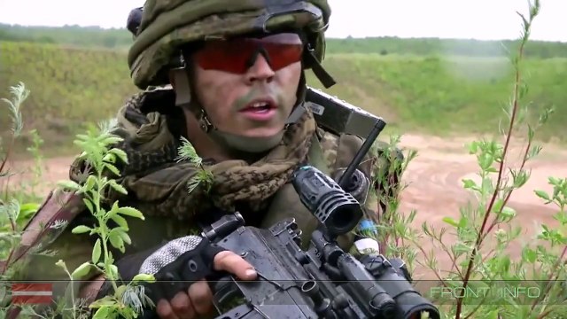 Британцы эстонцы тренировки в Латвии. Saber strike 2015