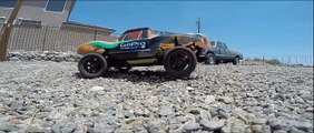 Flying RC Truck In Slow-Motion 