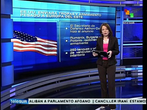 EE.UU. enviará tropas y armamento pesado a Europa del este
